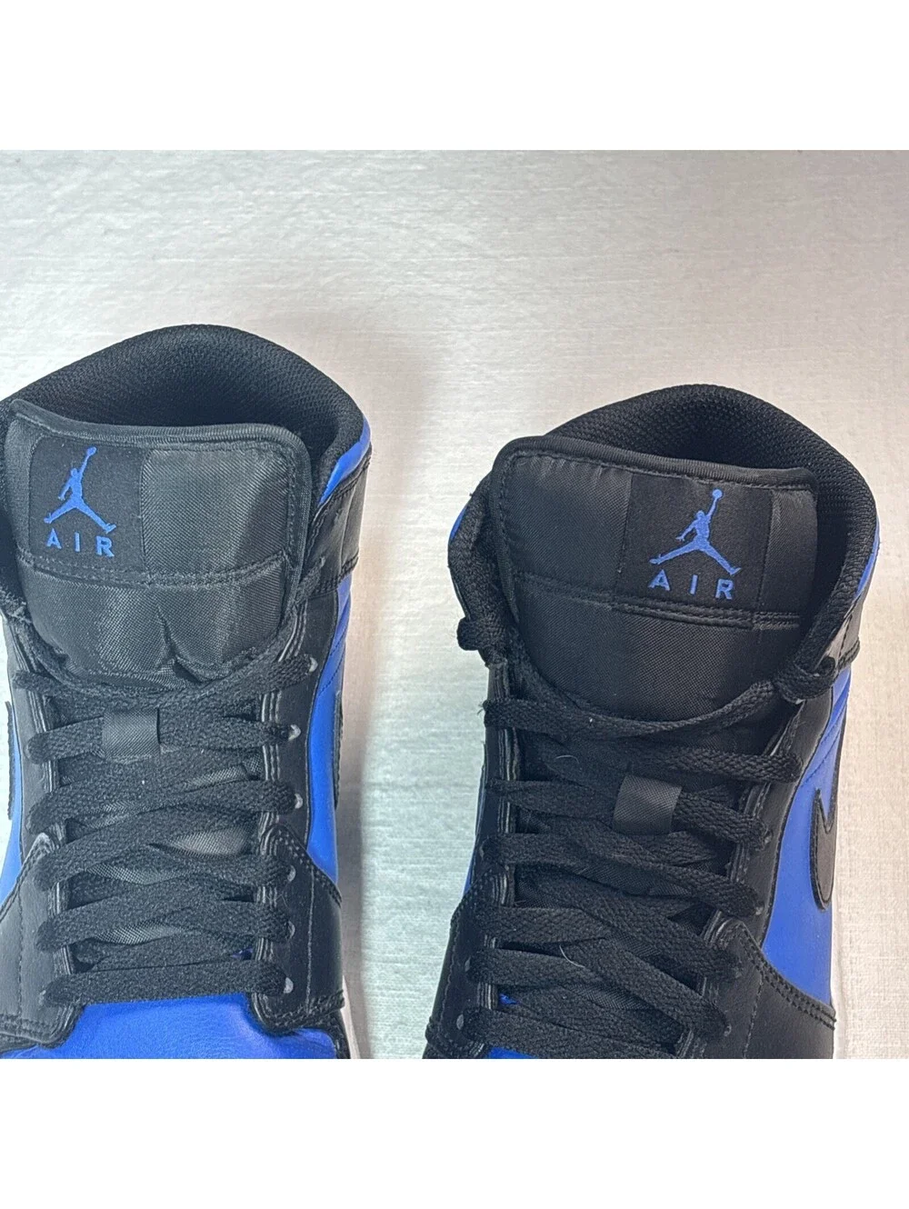 Nike Air Jordan 1 Mid Royal Blue Black/White Men's Size 9 DQ8426-042